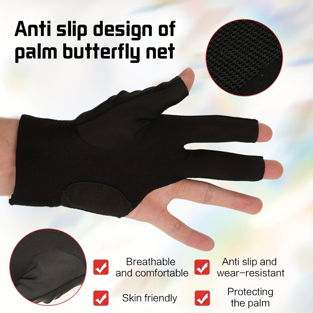 KONLLEN Billiard Gloves Left Right Pool Fingerless Snooker Glov