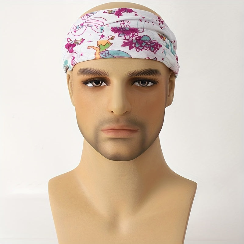 Men's Print Purpose Shawl Scarf Neck Gaiter