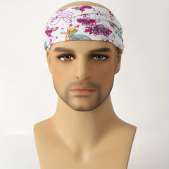 Men's Print Purpose Shawl Scarf Neck Gaiter