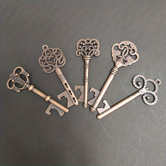5pcs Skeleton Key Bottle Openers Metal Bottle Openers For Beer Juice