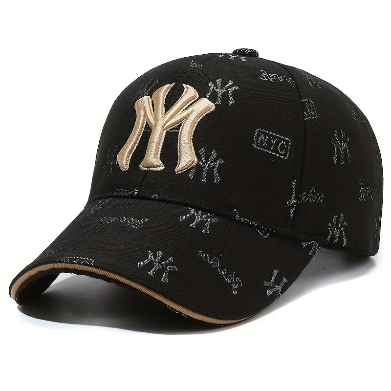 Men's Personality Embroidered Baseball Cap Outdoor Sunshade Hat