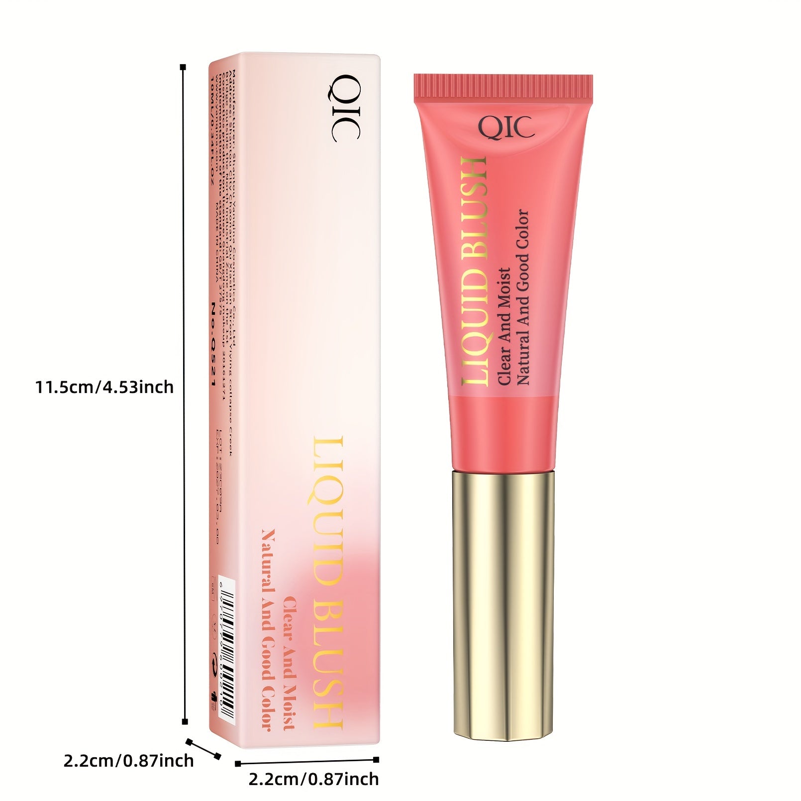 6-Color Hydrating Blush Cream, Long-Lasting & Waterproof Liquid Rouge