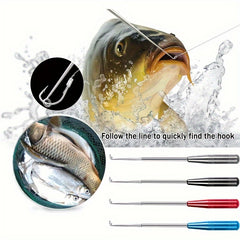 4pcs Stainless Steel Fish Hook Extractor Fishing Accessories