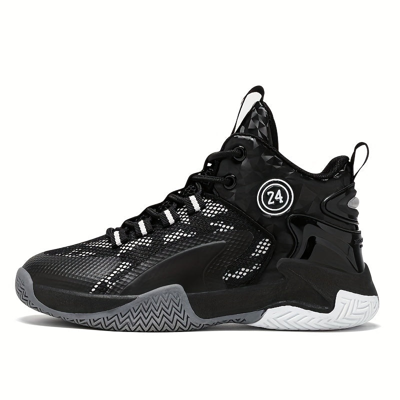 Boy's Block Basketball Shoes Comfy Non Slip Sneakers