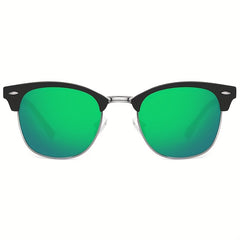 Men's Semi Rimless Polarized Sunglasses UV Protection