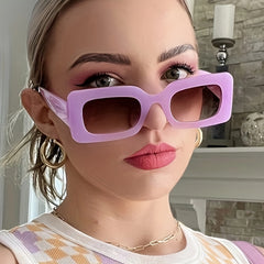 Y2K Square Sunglasses Jelly Glasses UV400