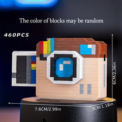 Camera Themed Building Blocks Set Nature Inspired DIY Educational Toy