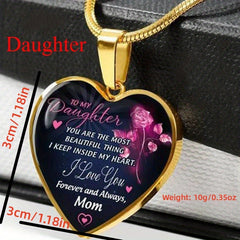 Heart Pendant Necklace Decorative Accessories for Girls