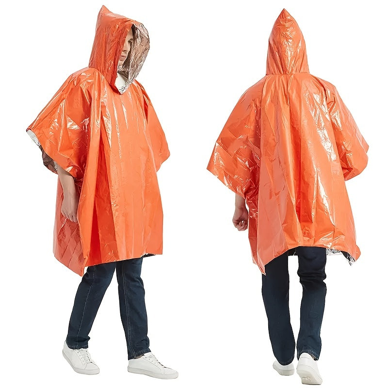 Cold Proof Emergency Raincoat for Camping Durable Aluminum Film Disposable