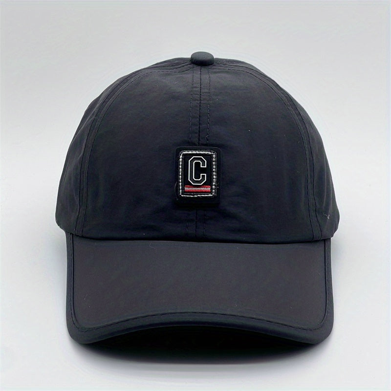 Quick Dry Letter C Embroidery Baseball Cap Sunshade Dad Hat