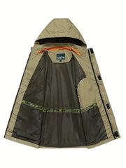 Men's Waterproof Hooded Coat for Outdoors