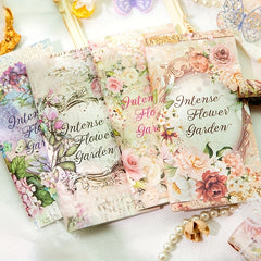 36 Sheets Vintage Flower Scrapbook Paper Stationery Supplies For DIY Craft
