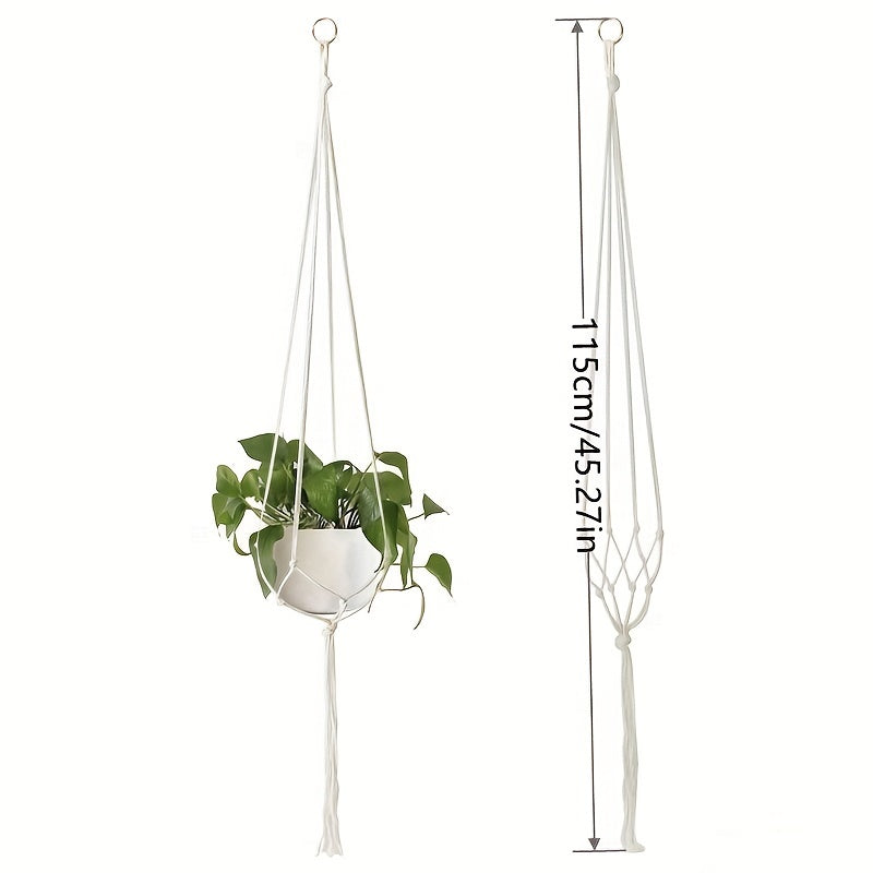 Macrame Plant Hanger Baskets Flower Pots Holder Balcony Hanging Decoration