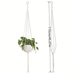 Macrame Plant Hanger Baskets Flower Pots Holder Balcony Hanging Decoration