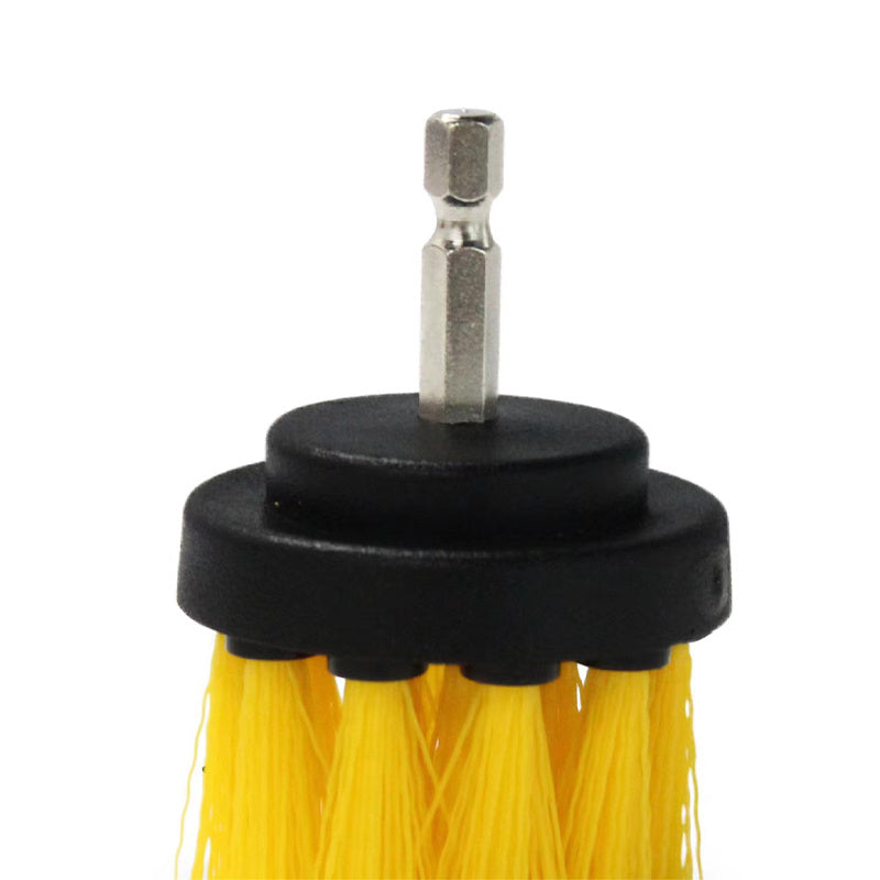 Car Grooming Drill Brush Wheel Cleaning Brush Car Cleaner Scrub 3pcs