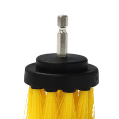 Car Grooming Drill Brush Wheel Cleaning Brush Car Cleaner Scrub 3pcs