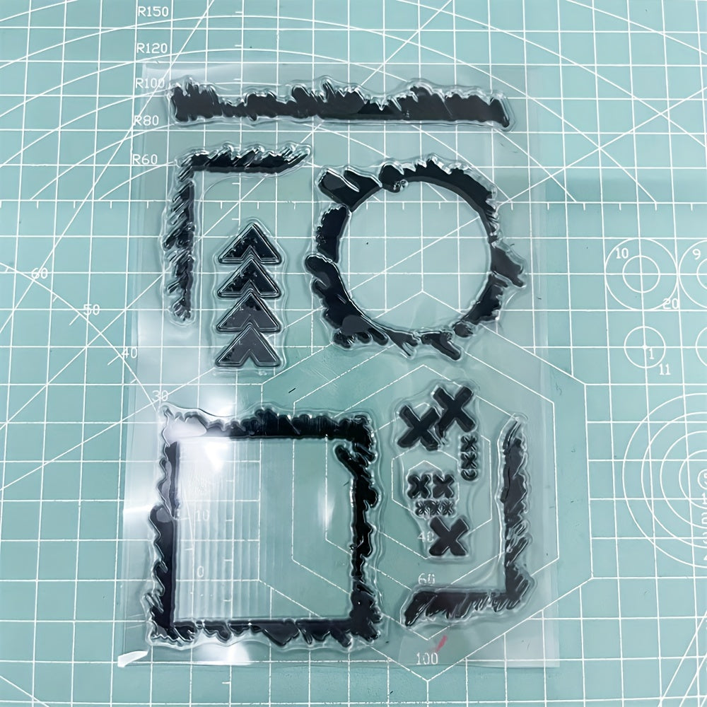 Transparent Silicone Stamp for Backgrounds