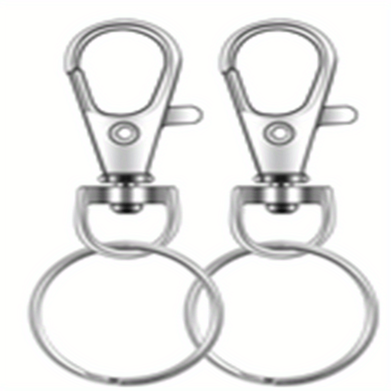 Metal Swivel Clasps Lanyard Snap Hook and Key Rings Key Chain Hooks Clip