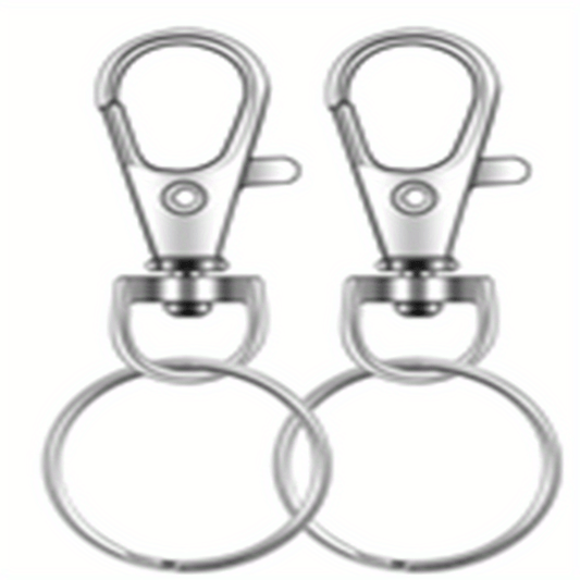 Metal Swivel Clasps Lanyard Snap Hook and Key Rings Key Chain Hooks Clip