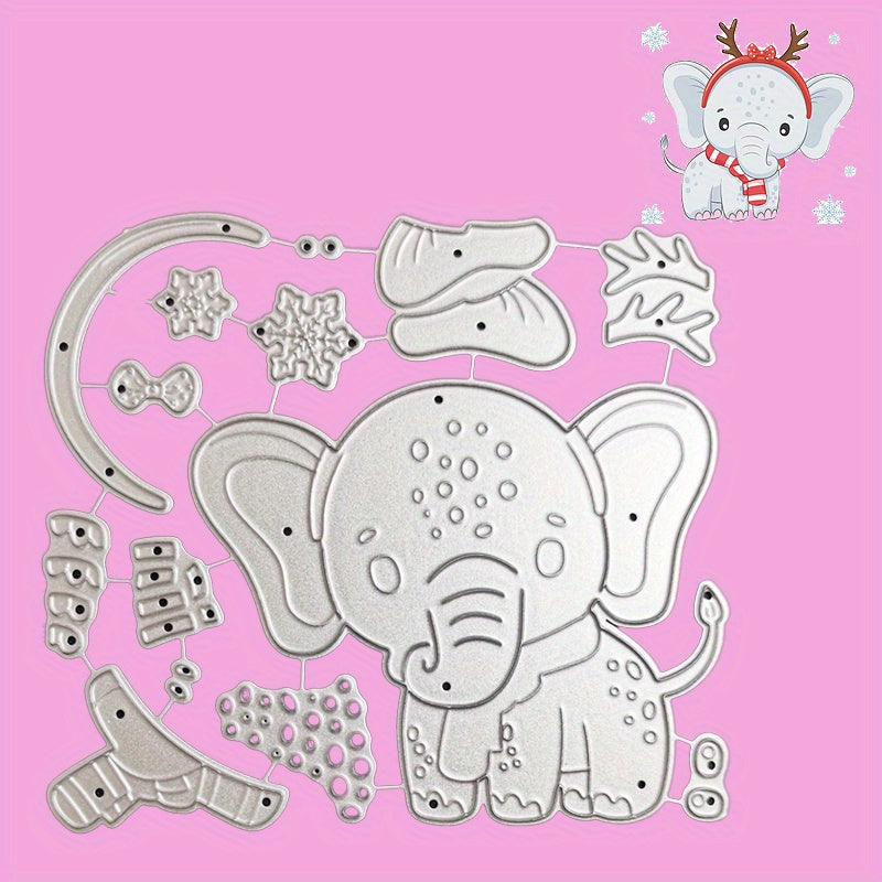 1pc Elephant Metal Cutting Dies for Paper Card Making