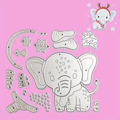 1pc Elephant Metal Cutting Dies for Paper Card Making
