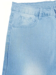 Men's Distressed Slim Fit Jeans Casual Street Style Denim Pants
