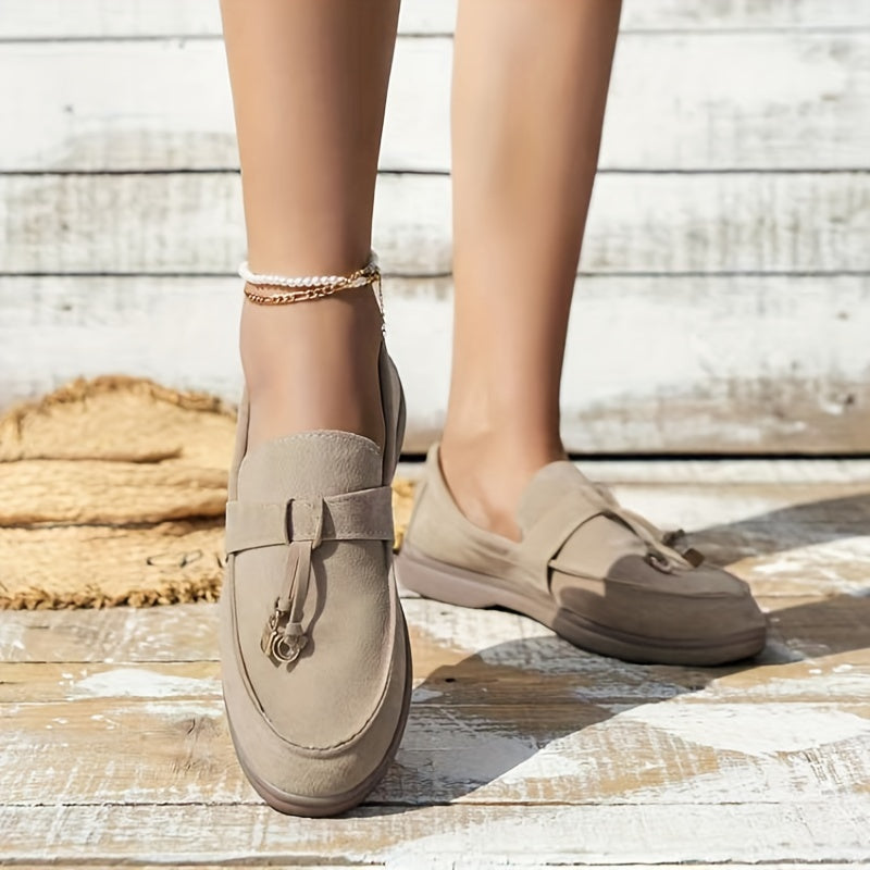 Women's Soft Sole Slip On Loafers Casual Walking Shoes