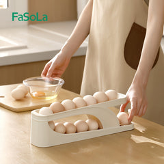 Fasola Egg Storage Box - Refrigerator Side Door Egg Shelf
