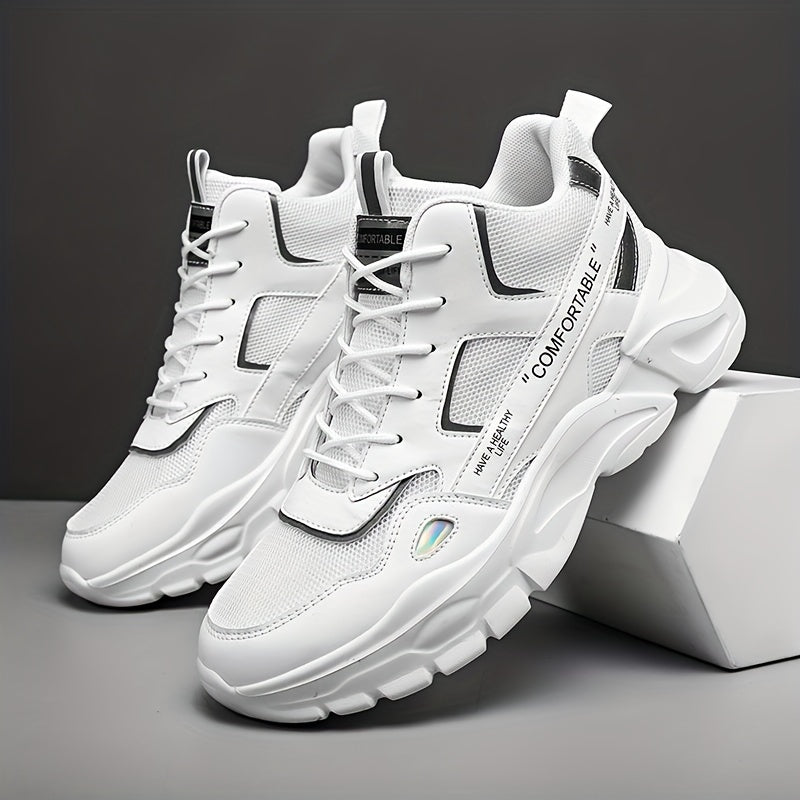 Men's Chunky Sneakers Elevator Shoes Breathable Wear-resistant
