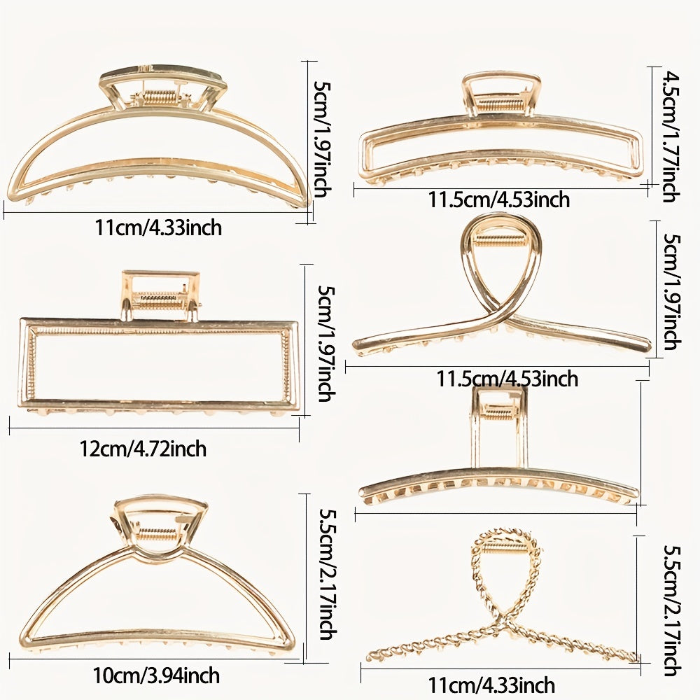 Large Metal Hair Clip Ponytail Clip Hair Accessories For Girls