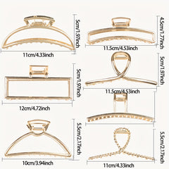 Large Metal Hair Clip Ponytail Clip Hair Accessories For Girls
