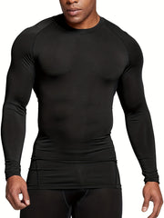 3 Pcs Men's Thermal Compression Shirts Winter Base Layer Top