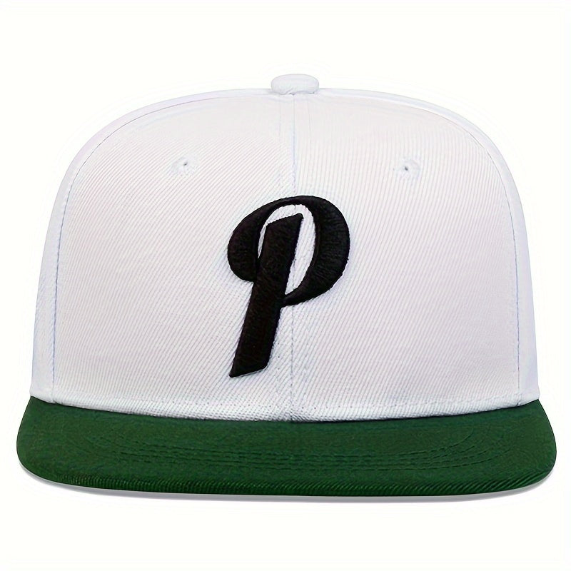 Men's P Embroidered Baseball Cap Adjustable Sun Hat