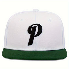 Men's P Embroidered Baseball Cap Adjustable Sun Hat