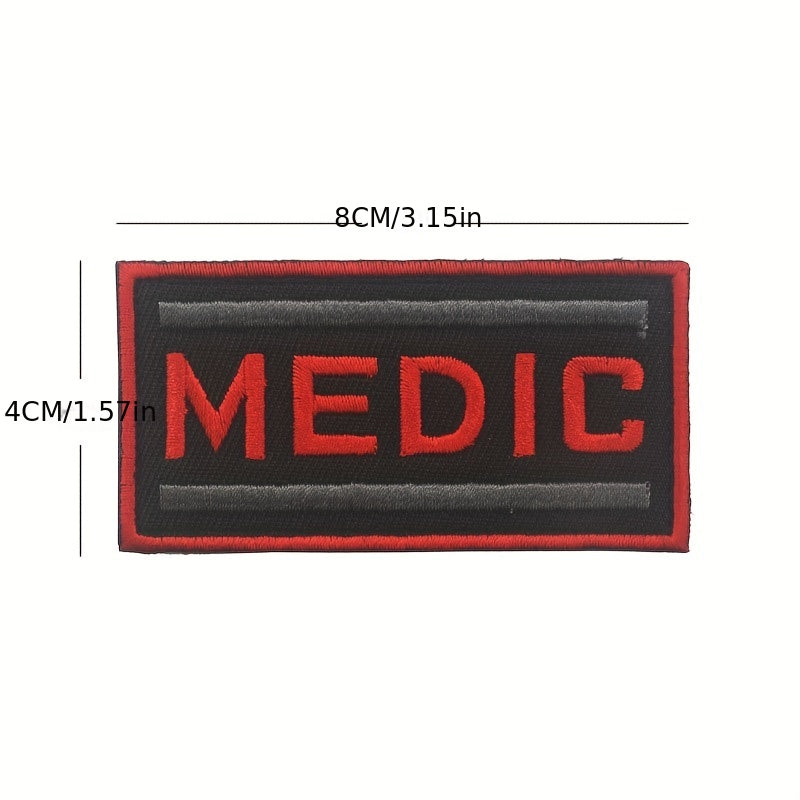 Embroidered Reflective Fabric Morale Patch PVC Applique