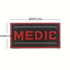 Embroidered Reflective Fabric Morale Patch PVC Applique