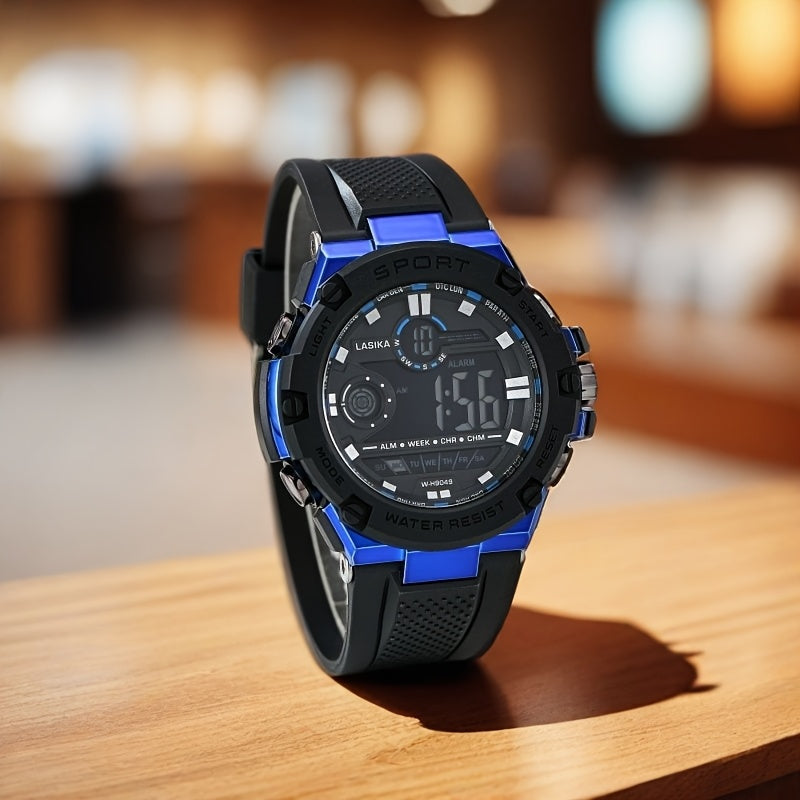 Boys Alarm Clock Swimming Watch Digital Display Sport Chronograph for Teens
