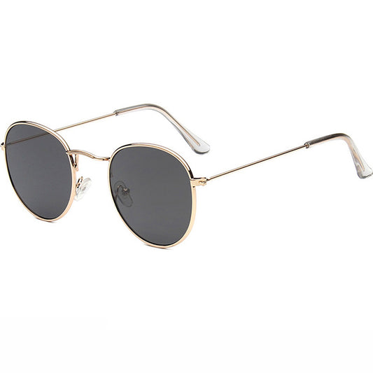Vintage Oversized Round Sunglasses Women Sun Protection