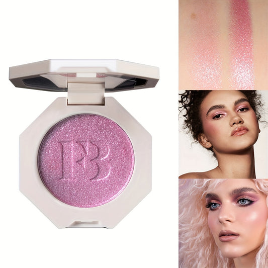 3D Pink Highlighter Blush Shimmering Body Highlighter Makeup Palette