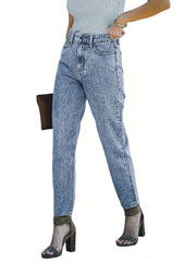 High Rise Skinny Pencil Jeans