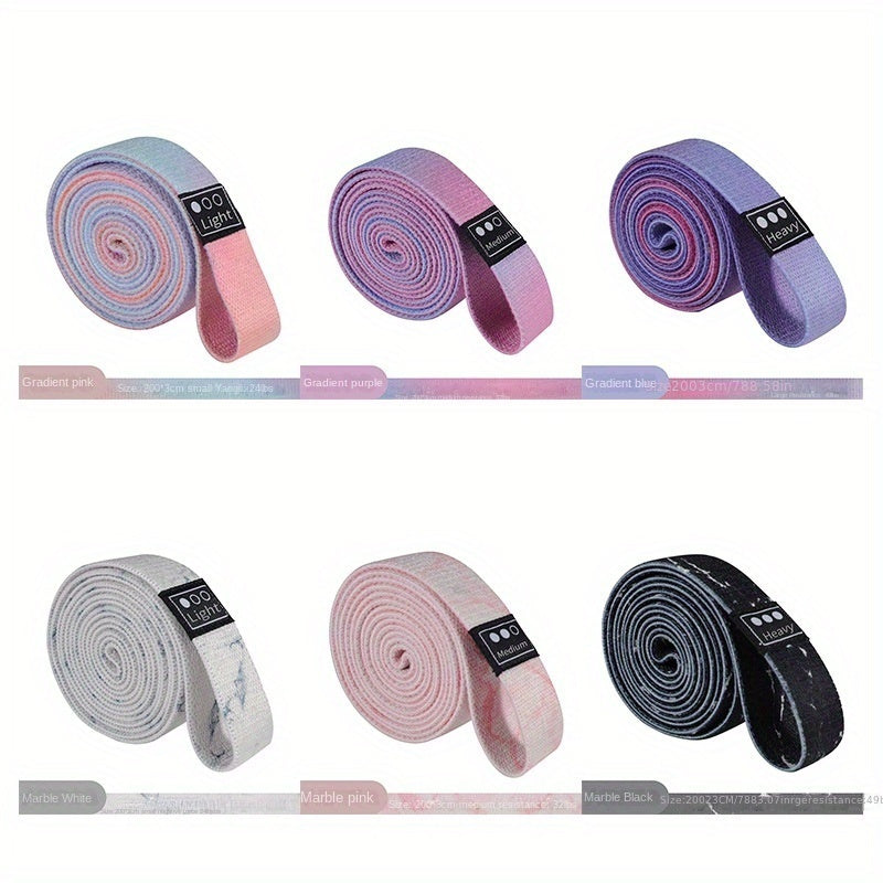18in Resistance Rope Yoga Belts for Squat & Strength Training