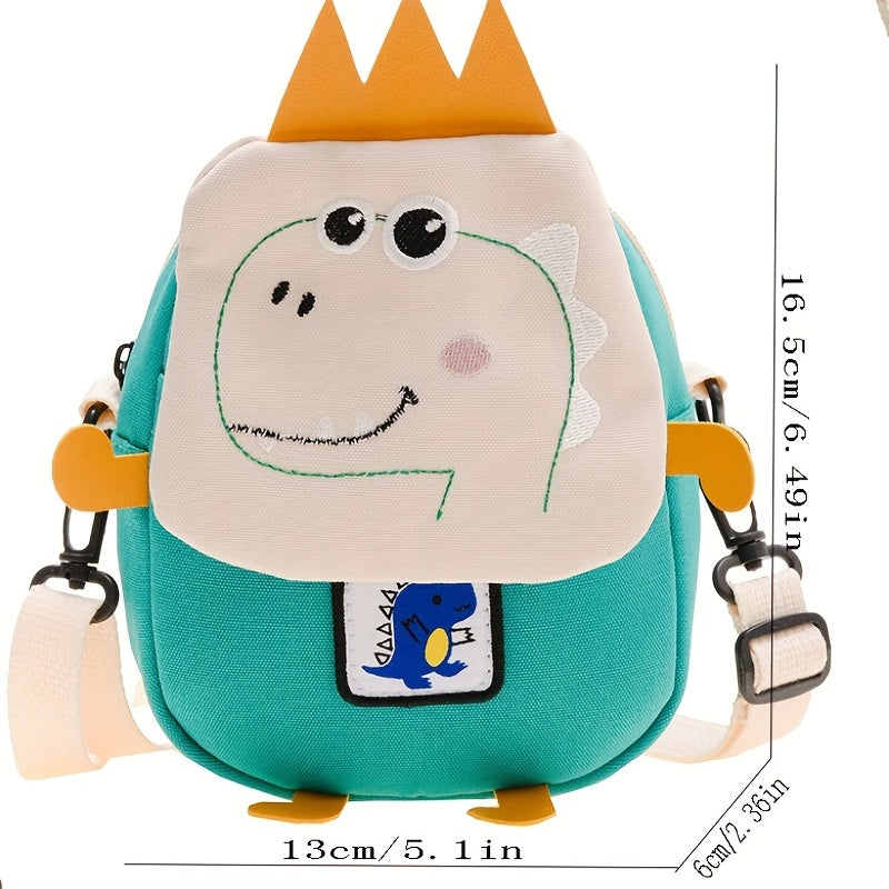 Cartoon Animal Canvas Shoulder Bag Messenger Bag Coin Purse Gift For Kids