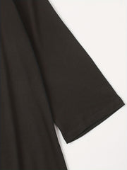 Solid Half Sleeve Open Front Cardigan