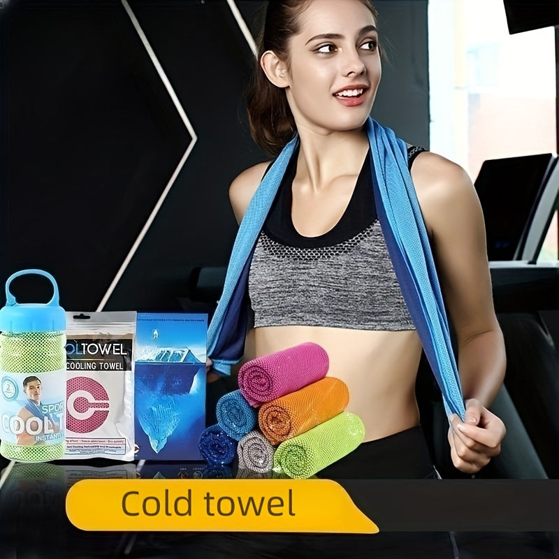 Quick Dry Sports Cooling Towel for Exercise Yoga Fitness - Set of 2