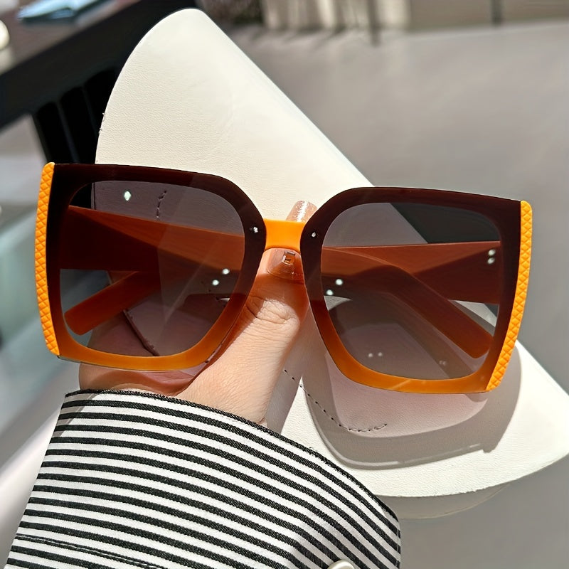 Large Square Sunglasses UV400 Sun Shades Party Beach Travel