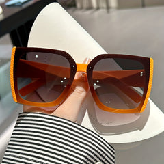 Large Square Sunglasses UV400 Sun Shades Party Beach Travel