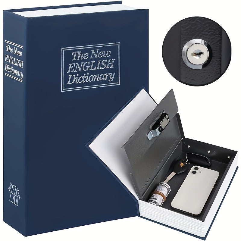 English Dictionary Money Box with Keylock - Hidden Safe Storage