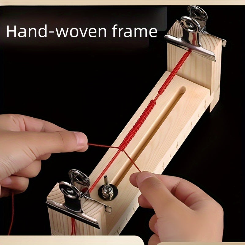 Hand Solid Wood Braiding Rope Halloween Year's Christmas Gift for Mom for Wives
