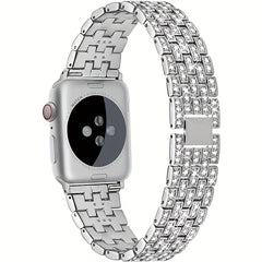 Metal Rhinestone Wristband Strap For IWatch