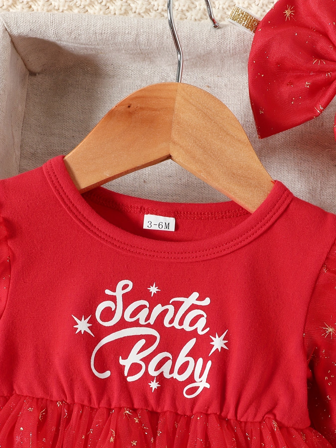 Toddler Baby Girl Christmas Xmas Mesh Dress Holiday Party Dress